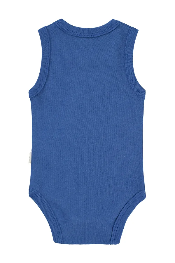 Bebek Çıtçıtlı Badi 0-24 Ay Lacivert - Paket