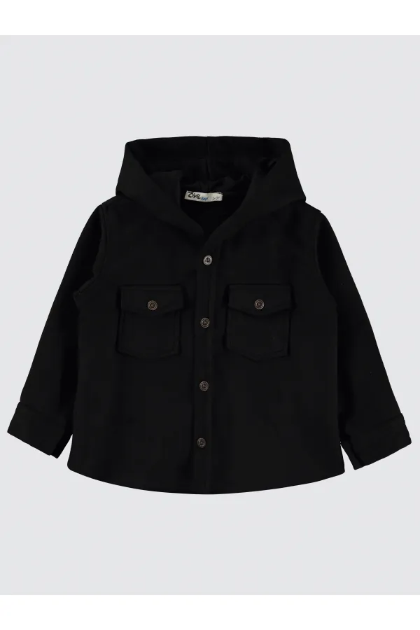 Erkek Çocuk Gömlek 2-5 Yaş Siyah - Paket