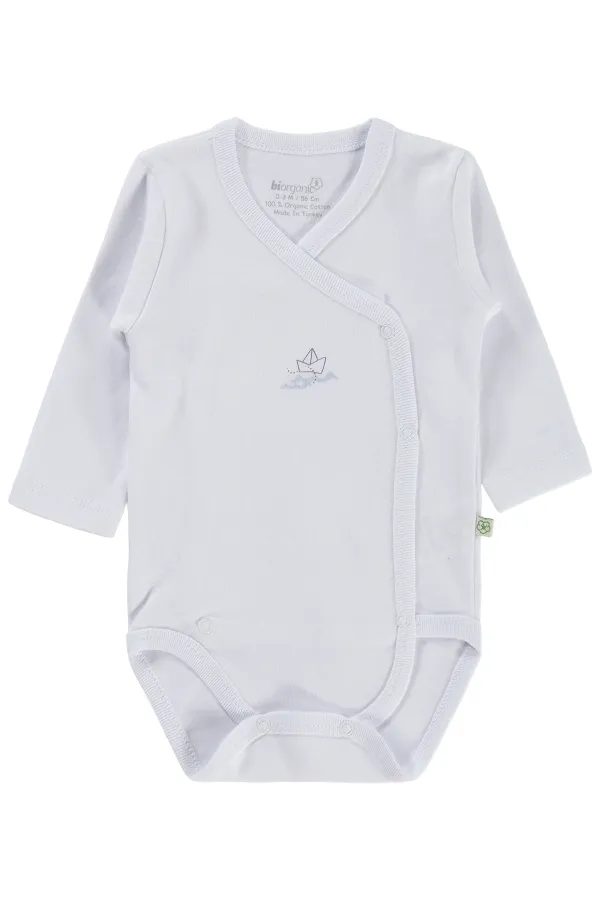 Body bébé à boutons-pression gris 0-24 mois - Emballage Body bébé à boutons-pression gris 0-24 mois - Emballage