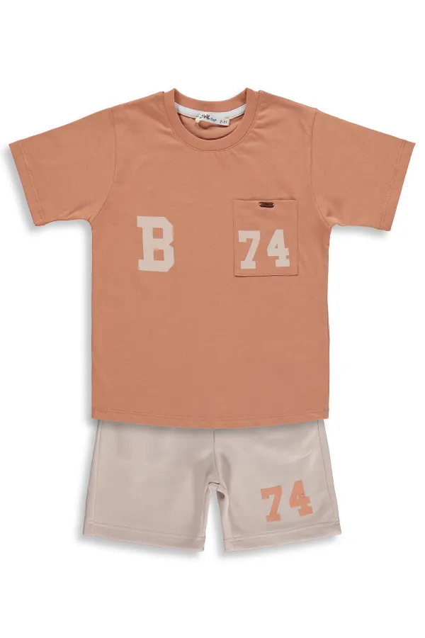 Boys' Team Set 2-5 Years Old, Terracotta - Pack
