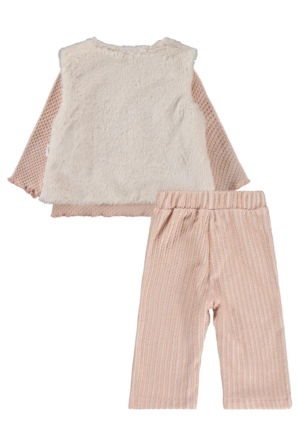 Bebek Takım 0-24 Ay Pudra - Paket