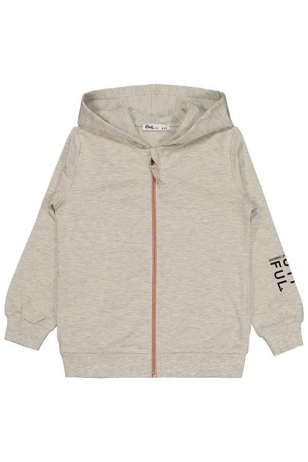 Kız Çocuk Hırka 6-9 Yaş Ekrumelanj - Paket