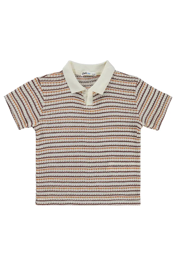 Boys' T-Shirt, Ages 2-5, Brown - Pack Boys' T-Shirt, Ages 2-5, Brown - Pack