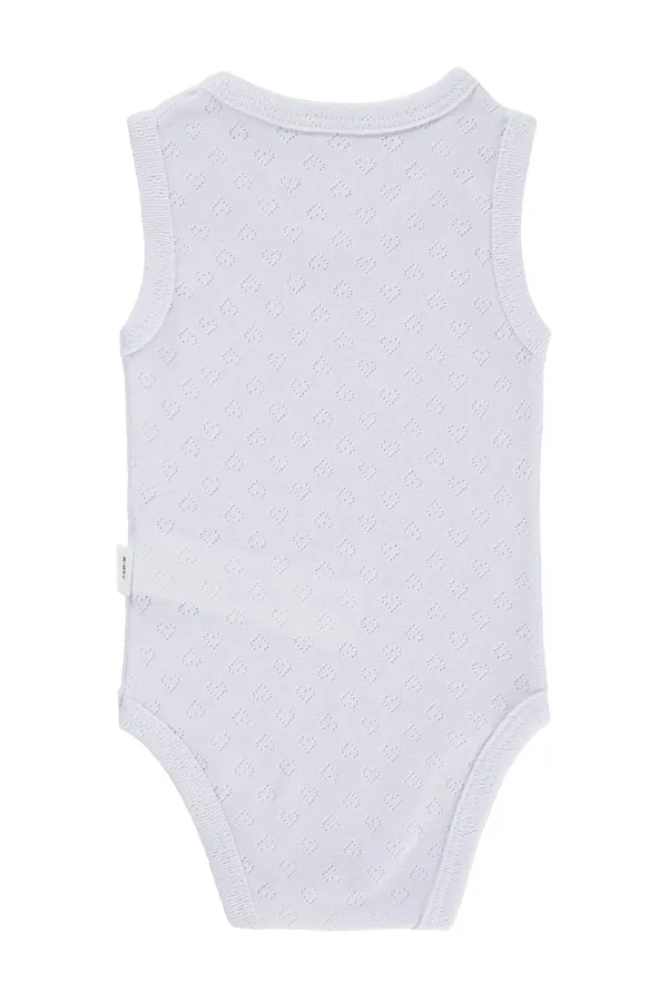 Body bébé à boutons-pression 0-24 mois Blanc optique - Emballage