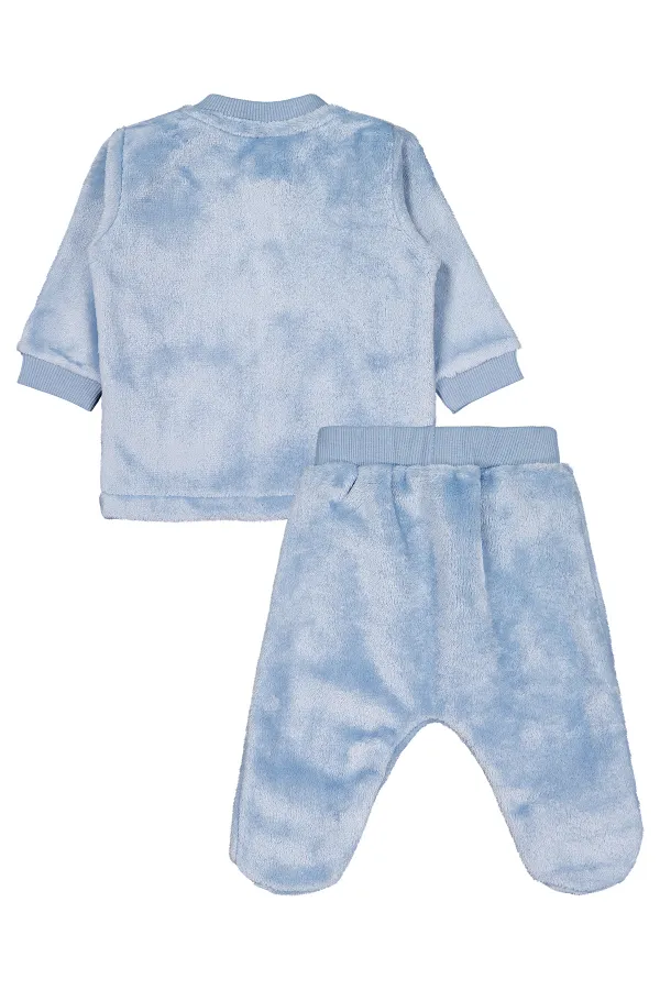 Baby Pajama Set 0-24 Months Ice Blue - Pack
