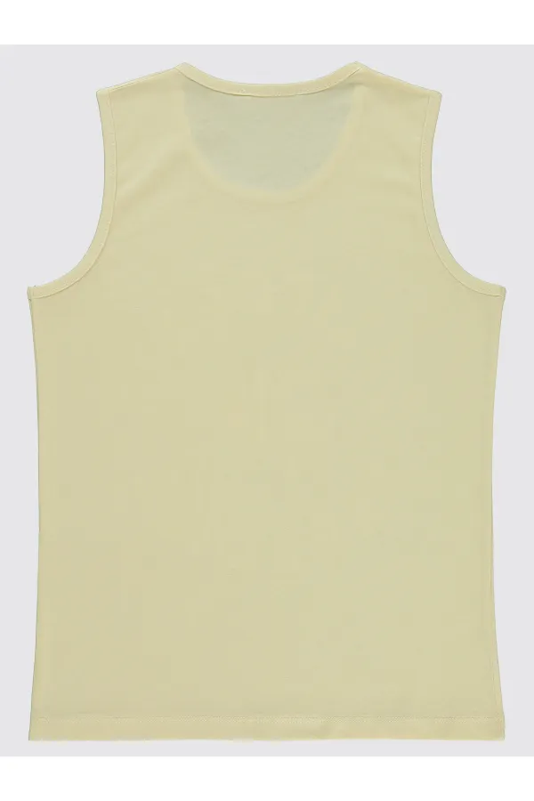 Boys T-Shirt 10-13 Years Old Stone Color - Pack