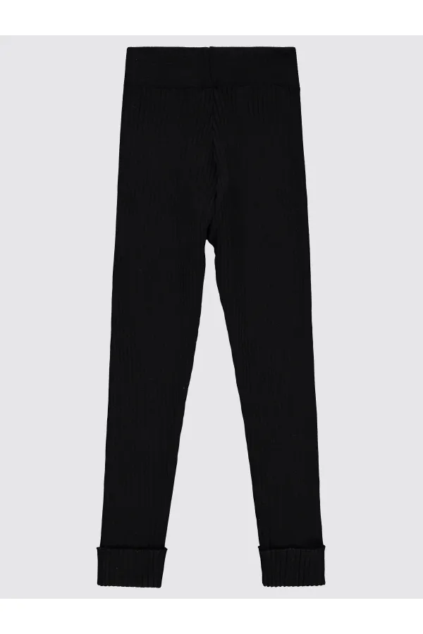 Collants noirs pour filles de 6 à 9 ans - Lot