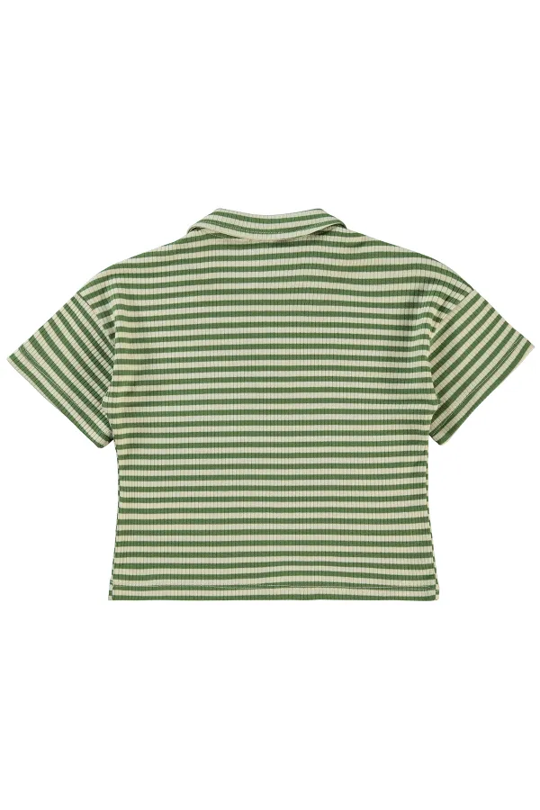 Lot de T-shirts kaki pour garçons de 2 à 5 ans