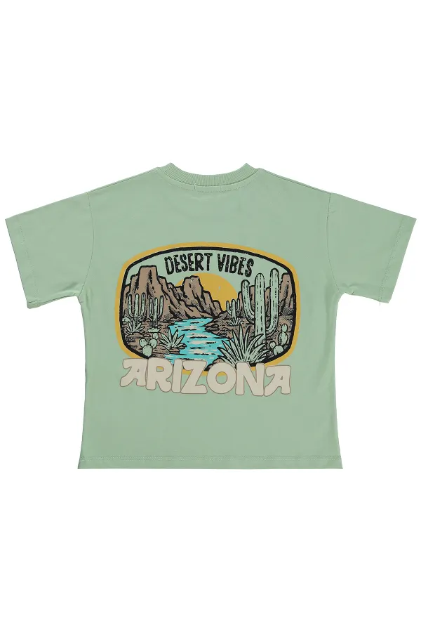 Boys' T-Shirt, Ages 6-9, Soft Green - Pack