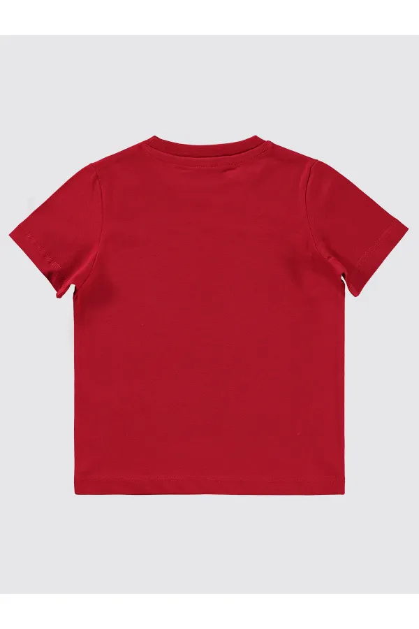 Boy T-Shirt 2-5 Years Old Red - Pack