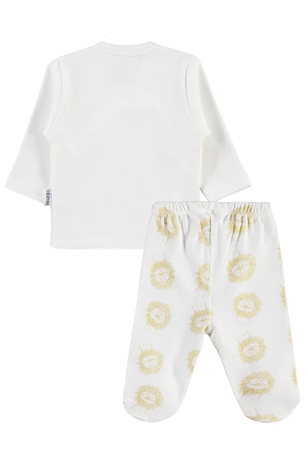 Baby Bodysuit Sets 0-24 Months, Ecru - Package