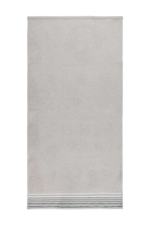 Serviette de bain garçon, 6-9 ans, couleur pierre - Lot