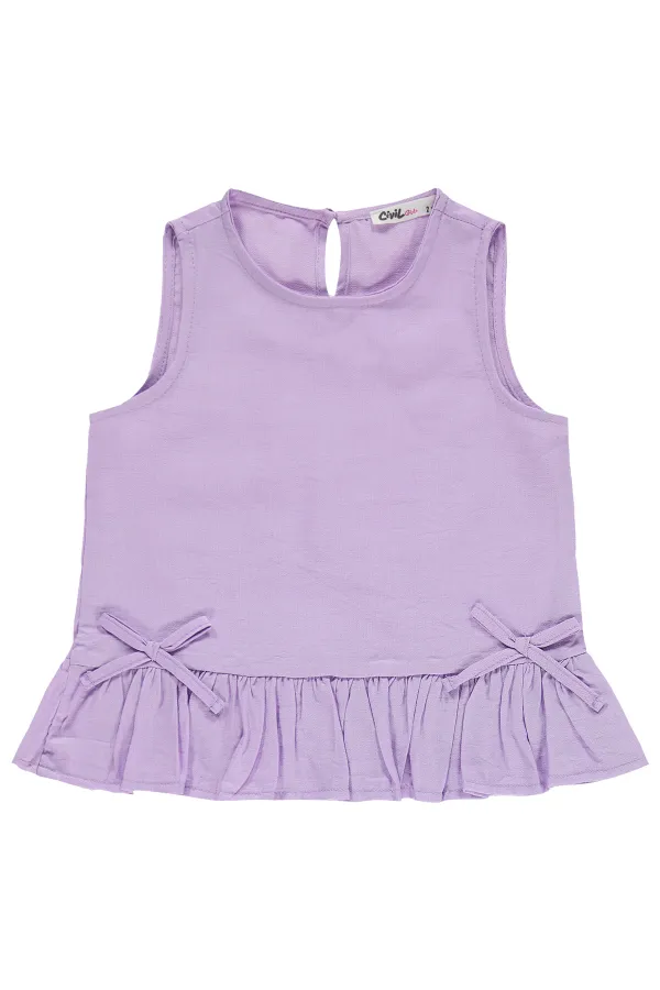 Kız Çocuk Takım 2-5 Yaş Lila - Paket