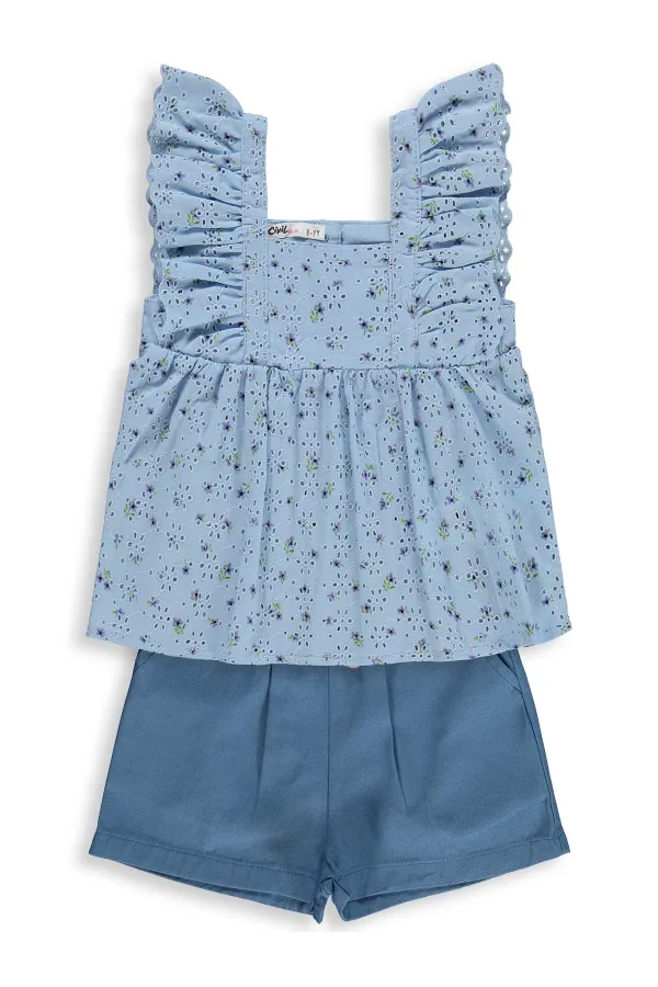 Girls' Team Set 6-9 Years Dark Blue-Dark Indigo - Pack
