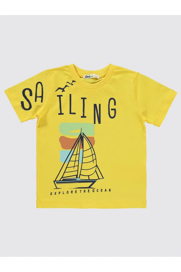 Costume jaune pour garçon de 2 à 5 ans - Emballage