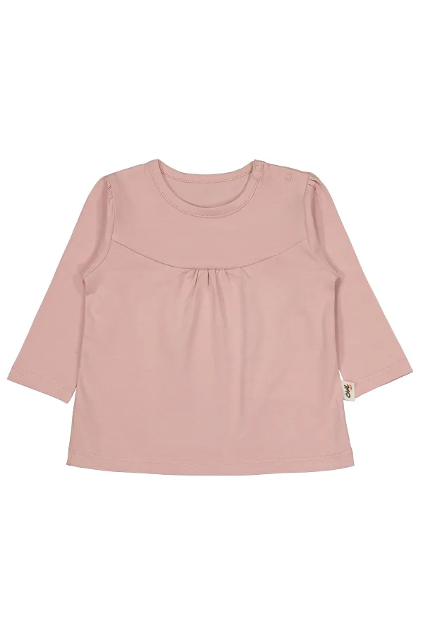 Bebek Sweatshirt 0-24 Ay Soft Gül Kurusu - Paket