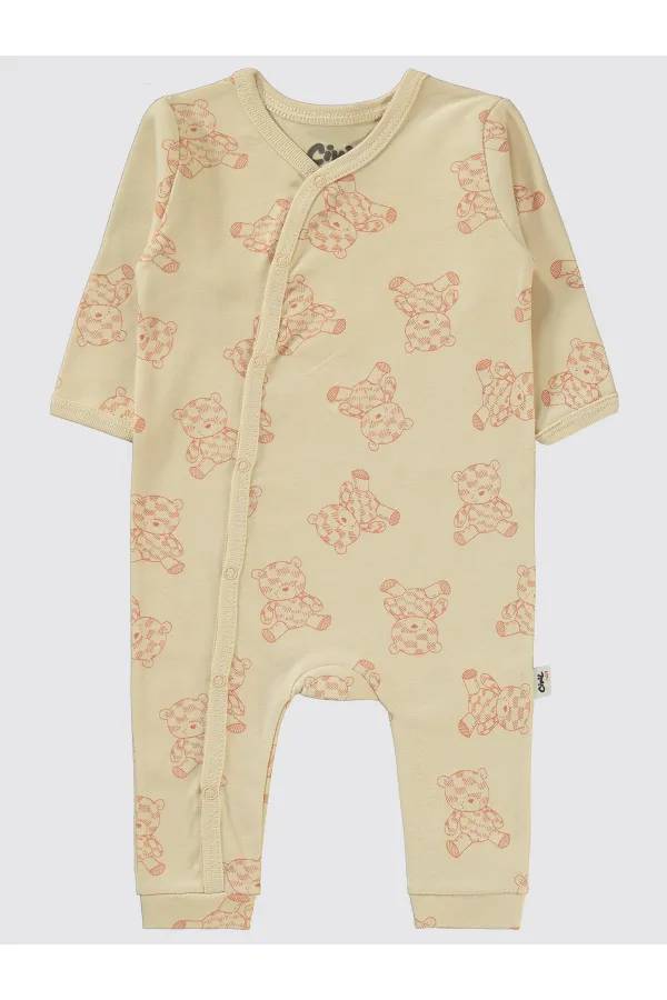 Grenouillère bébé 0-24 mois Cannelle - Emballage