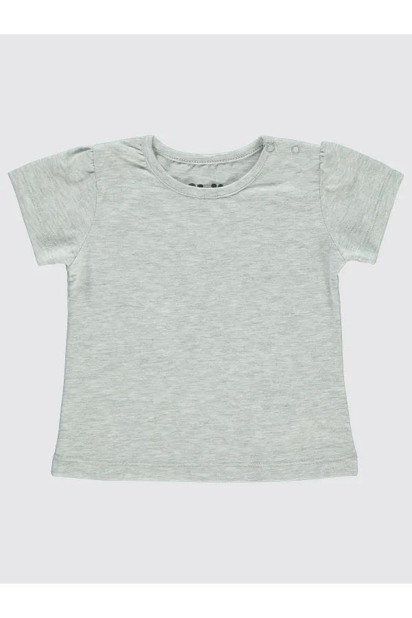 Bebek Tişört 0-24 Ay Karmelanj - Paket