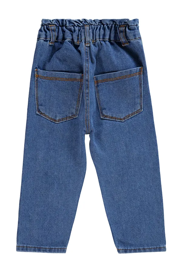 Pantalon bleu pour fille de 2 à 5 ans - Lot