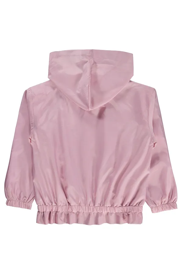 Kız Çocuk Yağmurluk 6-9 Yaş Koyu Pembe - Paket