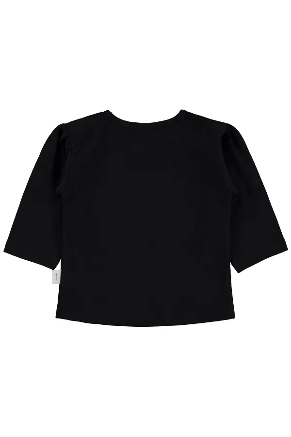 Bebek Sweatshirt 0-24 Ay Siyah - Paket