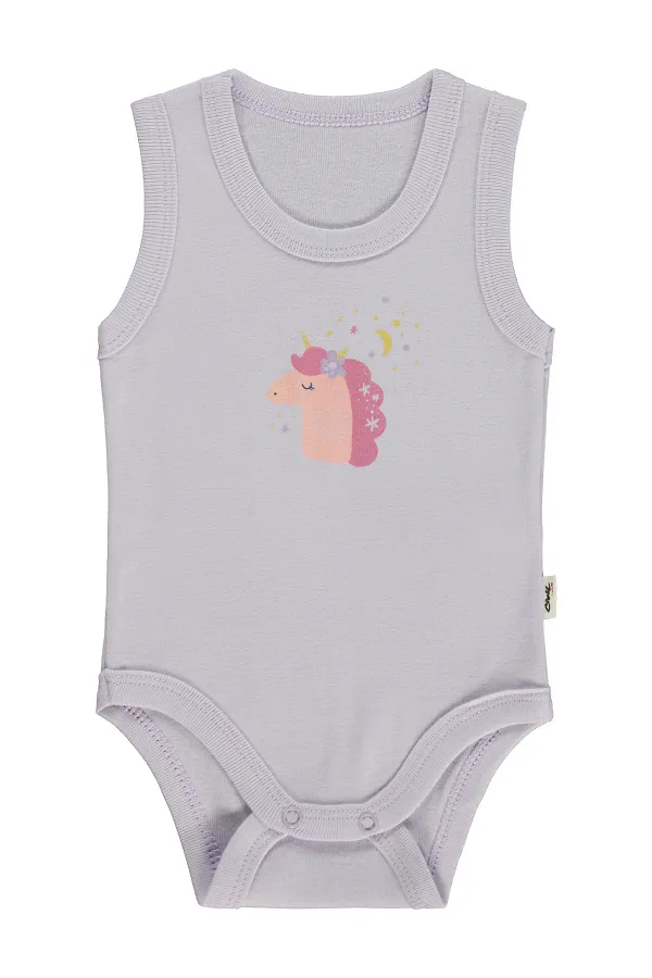 Baby Snap Bodysuit 0-24 Months Lilac - Package