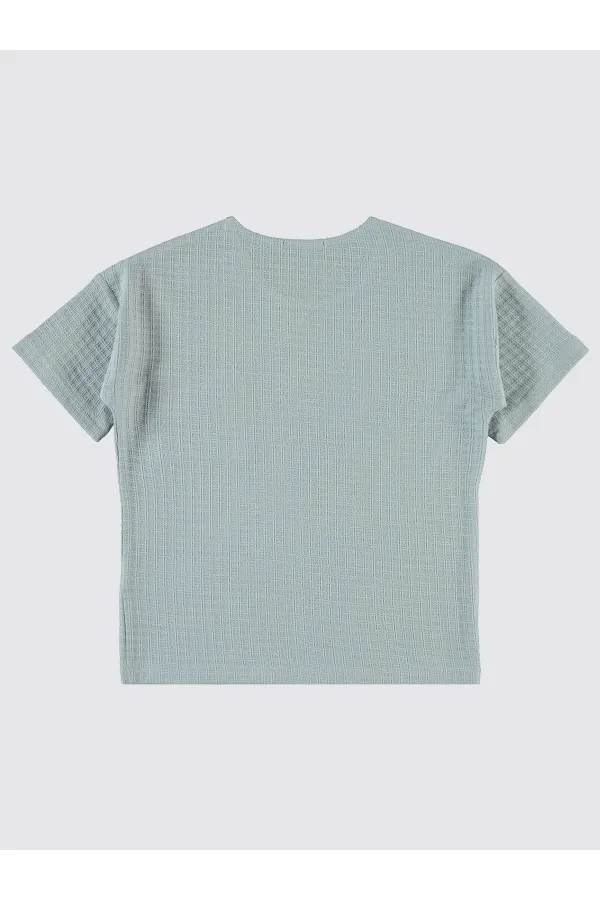 Lot de T-shirts bleus pour garçon de 6 à 9 ans