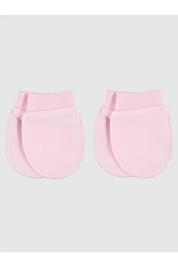 Bebek Bebe Eldiven 0-24 Ay Pembe - Paket