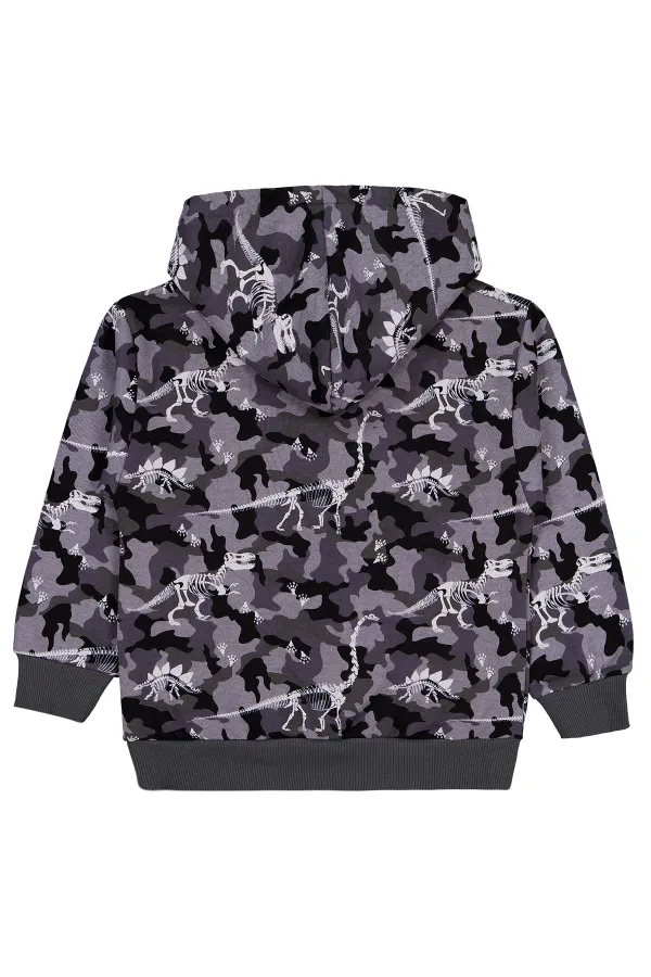 Erkek Çocuk Sweatshirt 10-13 Yaş Antrasit - Paket