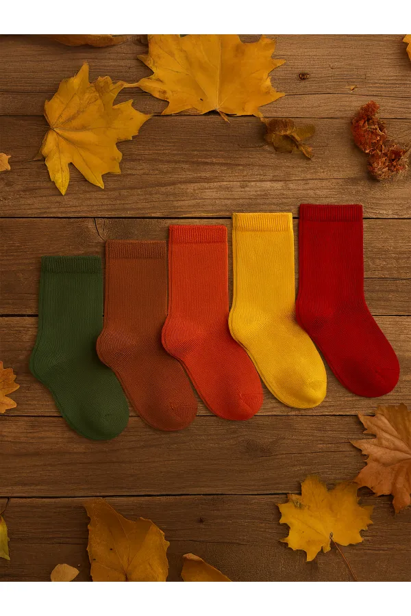 Erkek Çocuk Soket Çorap 2-9 Yaş Standart - Paket