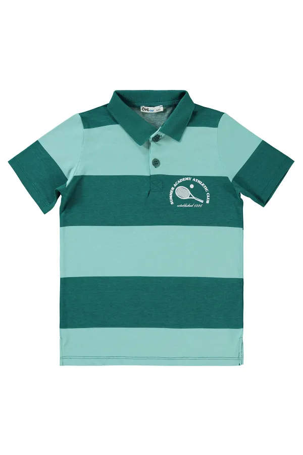 Boys T-Shirt 6-9 Years Old Petrol - Package