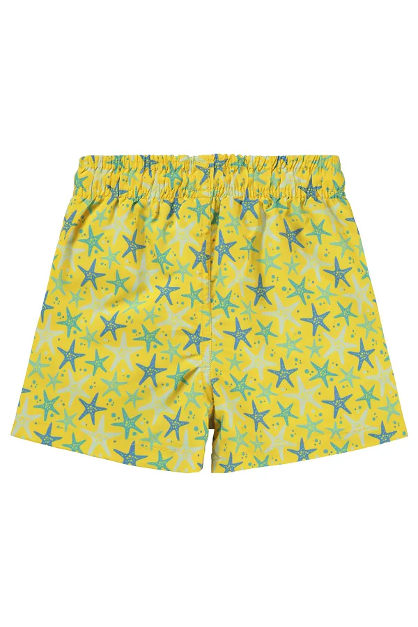 Erkek Çocuk Deniz Şort 2-5 Yaş Sarı - Paket