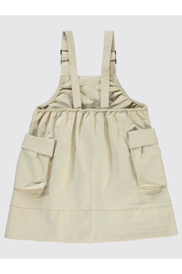 Kız Çocuk Jile ve Elbise 2-5 Yaş Bej - Paket