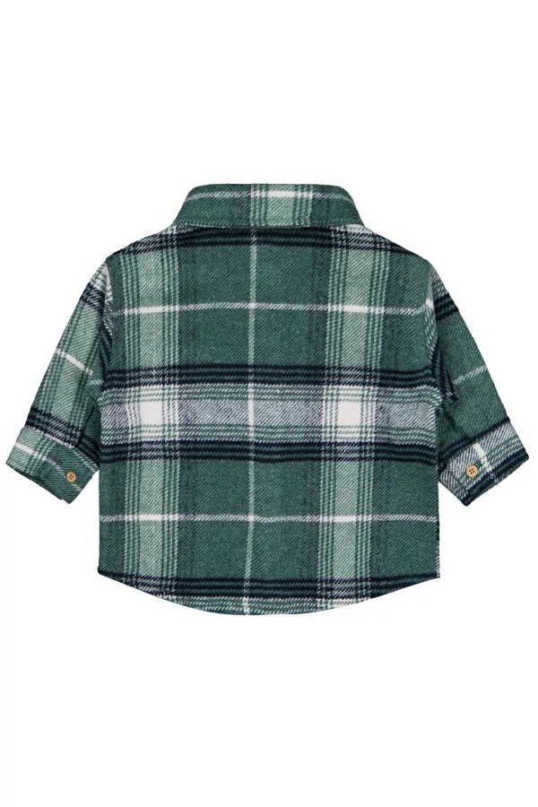 Bebek Gömlek 0-24 Ay Yeşil - Paket