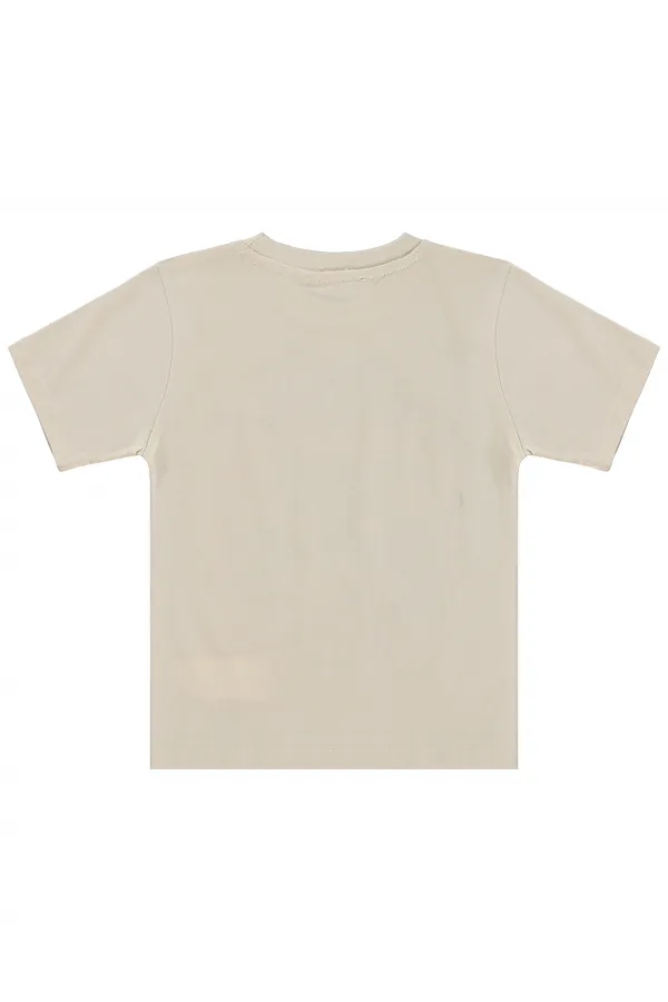 T-shirt garçon Km 2-5 ans, couleur pierre - Emballage