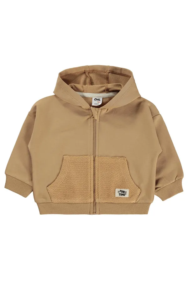 Gilet bébé 0-24 mois camel - Lot