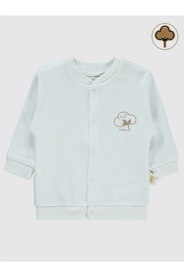 Gilet bébé blanc 0-24 mois - Emballage