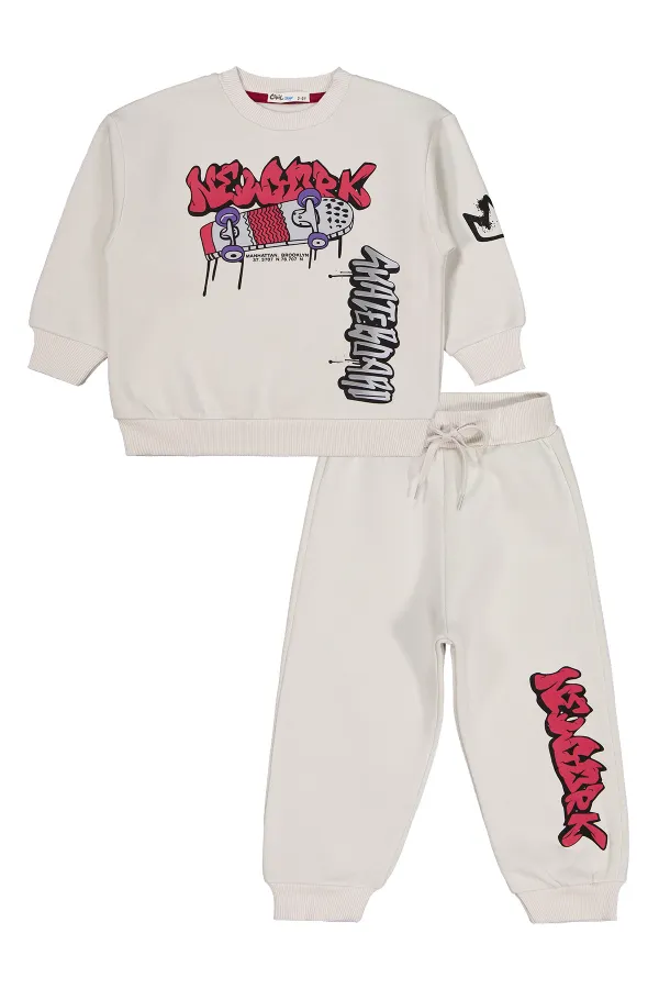 Ensemble de survêtement garçon 2-5 ans Gris clair - Emballage