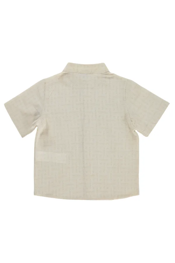 Erkek Çocuk Gömlek 2-5 Yaş Sütlükahve - Paket