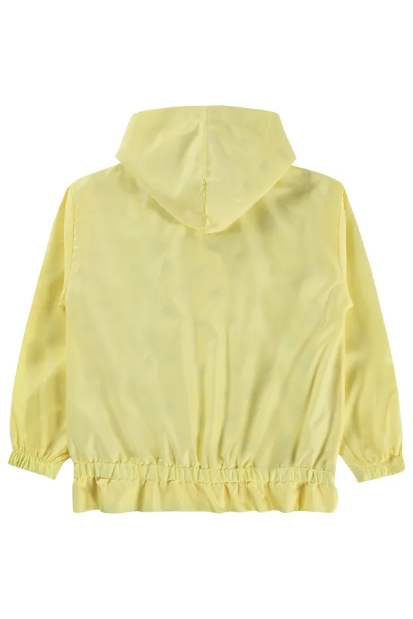 Kız Çocuk Yağmurluk 6-9 Yaş Sarı - Paket