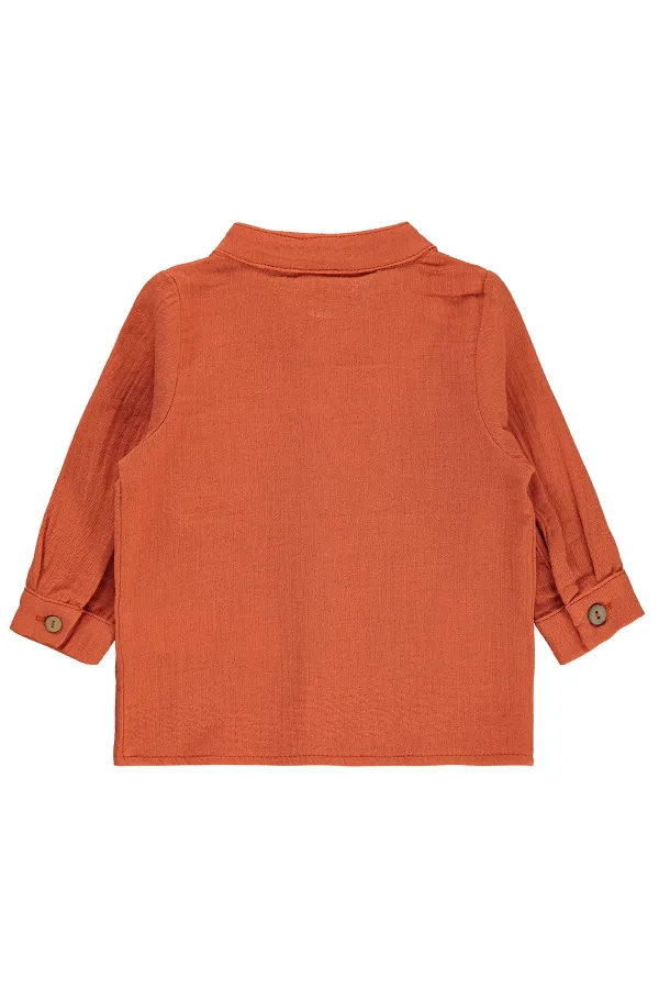 Bebek Gömlek 0-24 Ay Tarçın - Paket