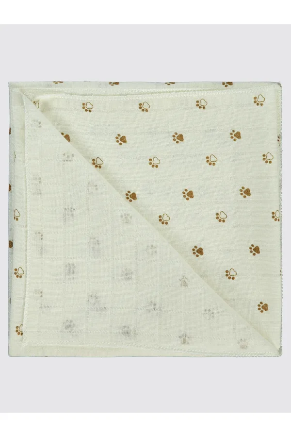 Couverture et lange pour bébé 0-24 mois écru - Emballage