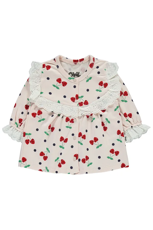 Baby Pajama Set 0-24 Months Light Salmon - Package