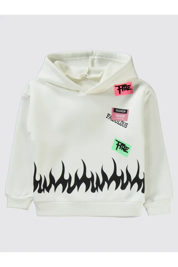 Ensemble de survêtement fille 2-5 ans écru - Emballage