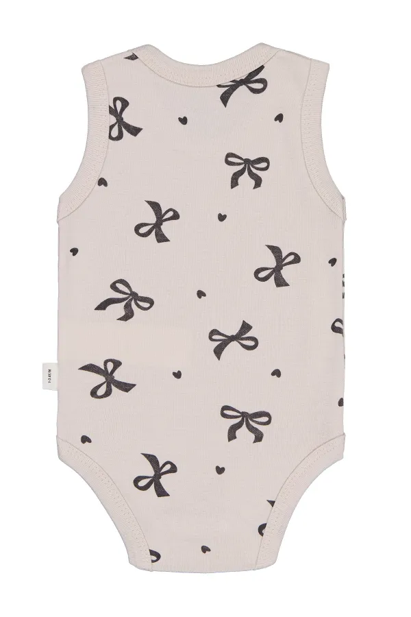 Baby Snap Bodysuit Km 0-24 Months Beige - Package