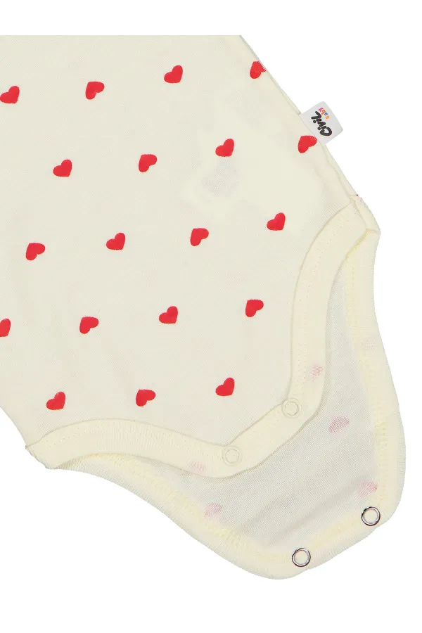 Bebek Çıtçıtlı Badi 0-24 Ay Sarı - Paket