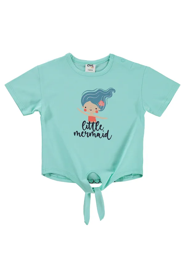 Bebek Tişört 0-24 Ay Mint - Paket