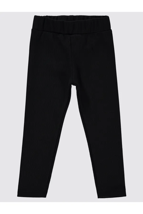 Collants noirs pour filles de 2 à 5 ans - Emballage civil