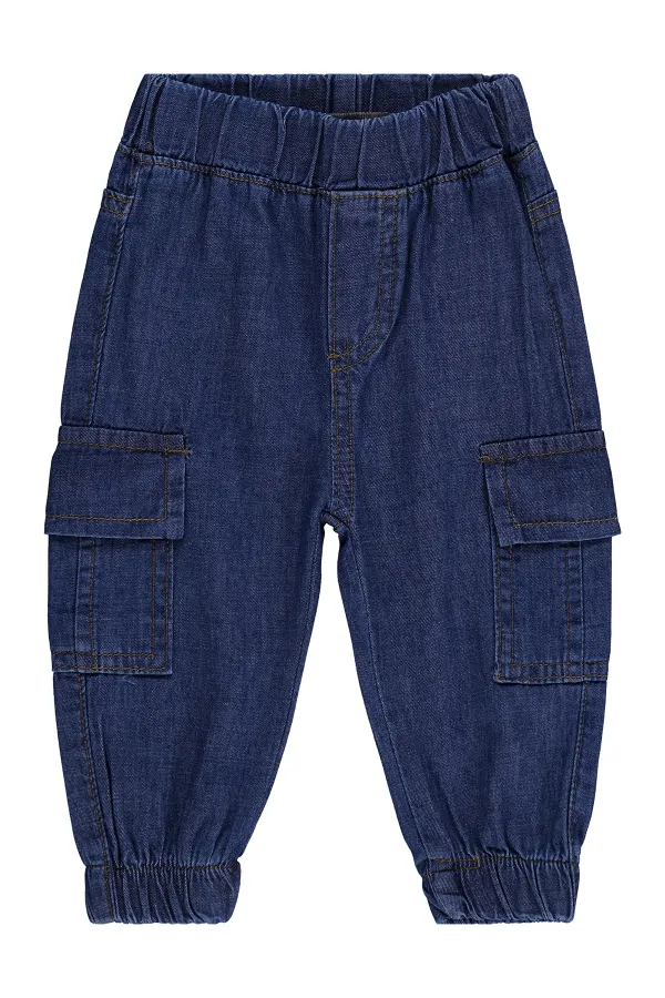 Baby Jeans Pants 0-24 Months Dark Blue - Pack