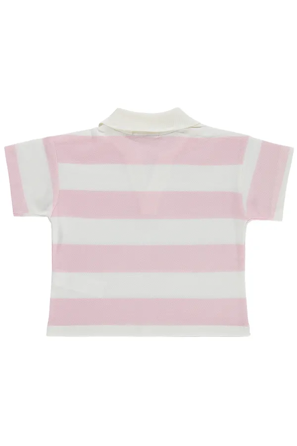 Kız Çocuk Tişört 2-5 Yaş Pudra - Paket